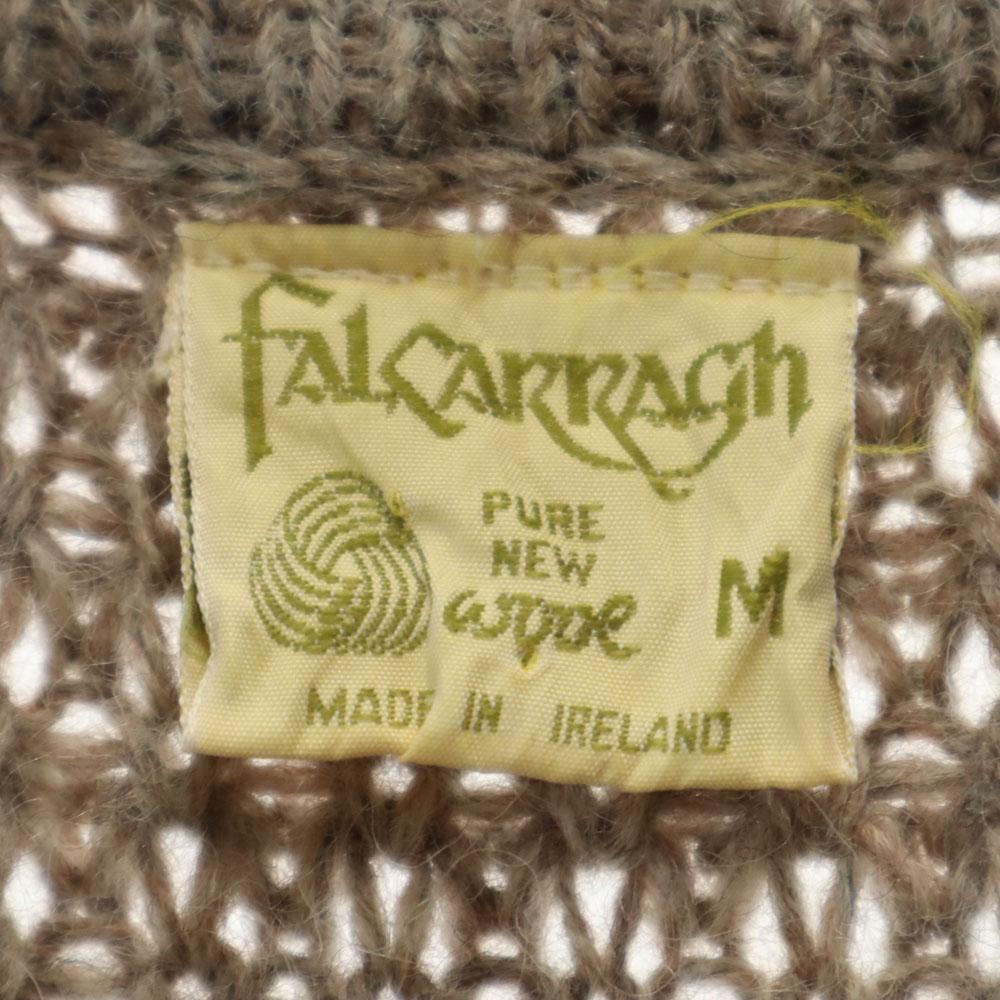 80s 90s Made In Ireland Old Long Sleeve Sweater M Gurege Knit Women Used