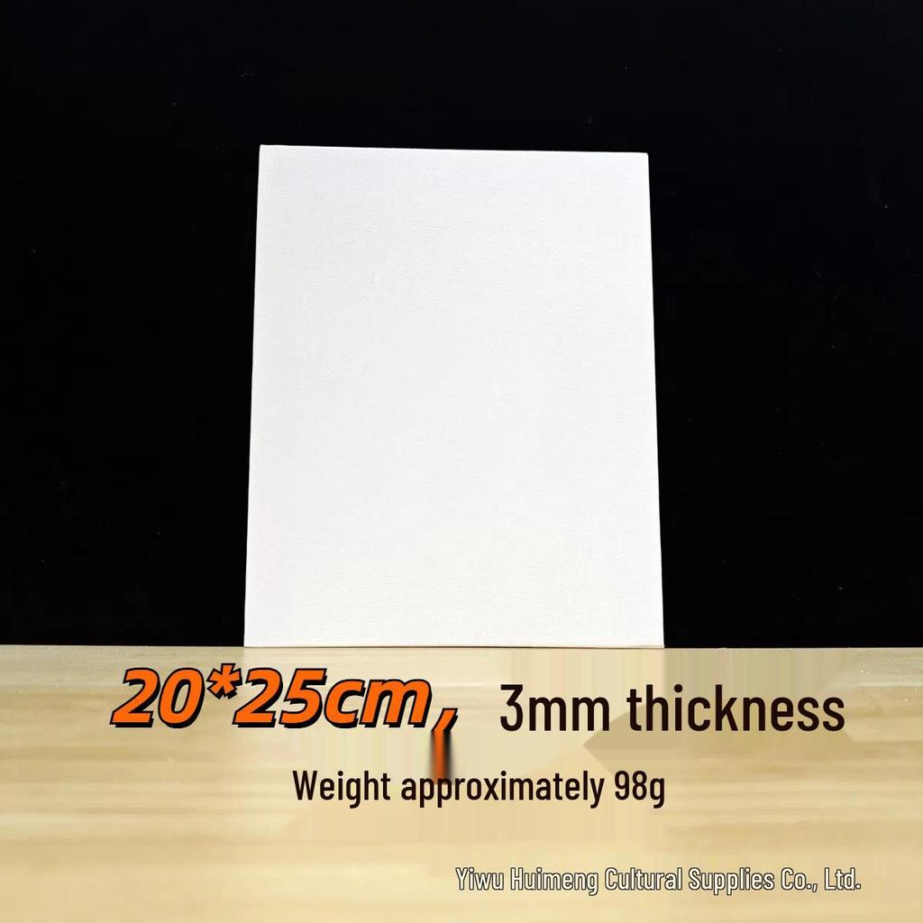 3MM Thin Canvas Drawing Board: Portable Pure Cotton Oil & Acrylic Painting Board for Art Students and Professionals