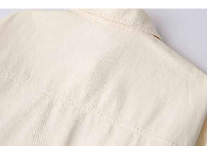 2025 Women's Fashion Versatile Washed Cotton Jacket