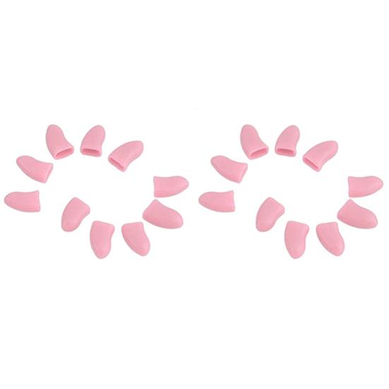 20Pcs Soft Pet Dog Cats Kitten Paw Claws Control Nail Caps Covers Pet Accessories