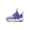 New Jordan 23/7 Cushioning Wear-Resistant Low-Top Toddler Shoes Purple Infant And Toddler DQ9294-500