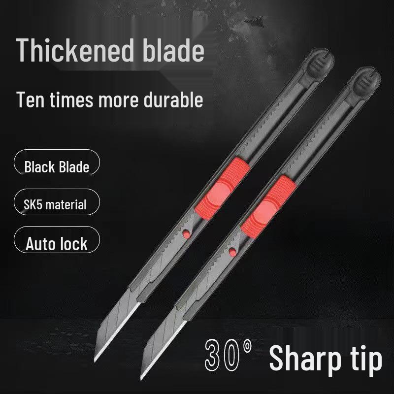 Stainless Steel Paper Cutter: Engraving Knife with Thickened Blade for Students and Unboxing