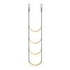 3/4/5 Steps Boat Rope Ladder Heavy Duty Foldable Climbing Ladder Inflatable Boat Kayak Sailboat Motorboat Canoe Yacht Hanging Ladder