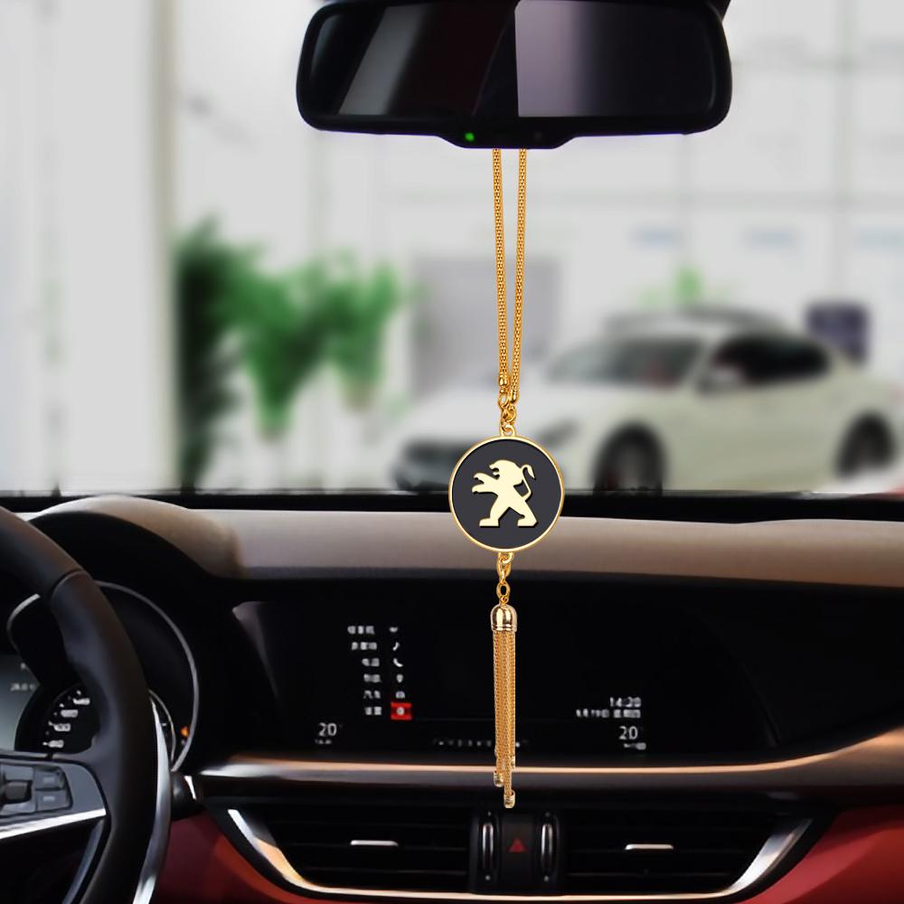 Car Accessory Element Decor Rearview Mirror Pendant Hanging Ornaments For Peugeot P208 3008 308 2008 207 508 607 301 106 406 407