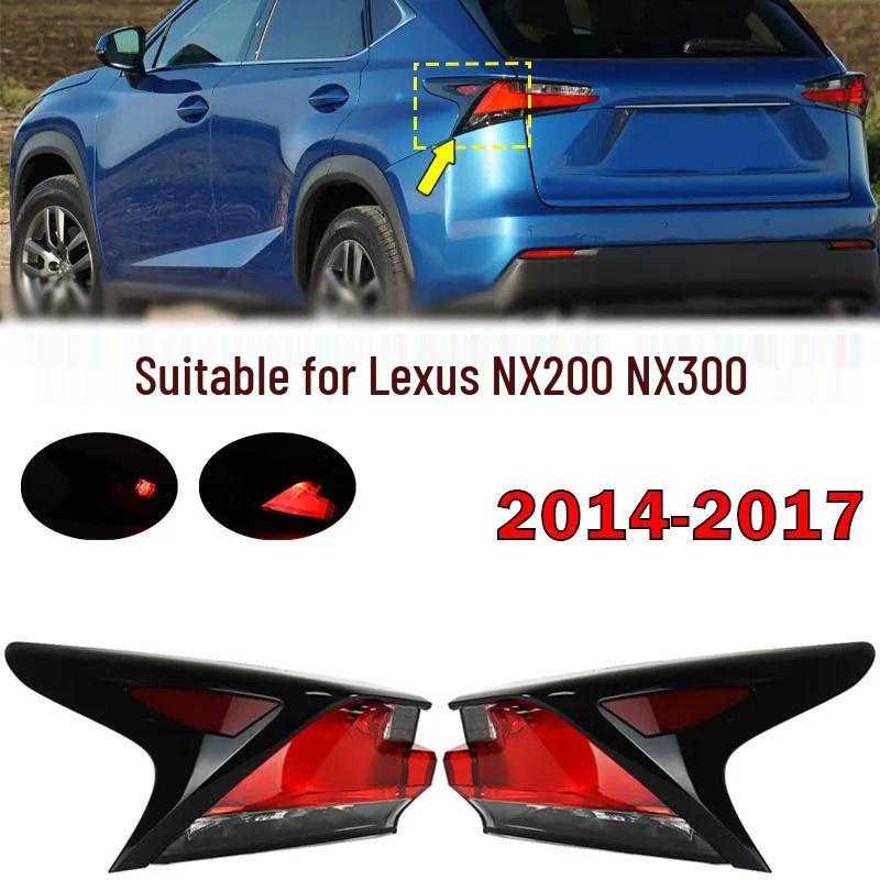 Fits 2014-2016 Lexus NX200/NX300: Taillight Cover, NX200T Brake Light & Turn Signal