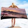 Cherry Blossoms Flowers Microfiber Oversized Beach Towels,Super Absorbent Sand Proof Towel Quick Fast Dry Thin Towels Blanket