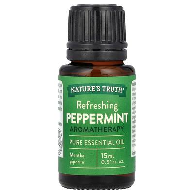 Pure Essential Oil, Refreshing Peppermint, 0.51 Fl Oz (15 Ml)
