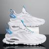 Men's Mesh Soft Sole Breathable Casual Sneakers - Korean Style Low-Top Lace-Up Outdoor Running Shoes