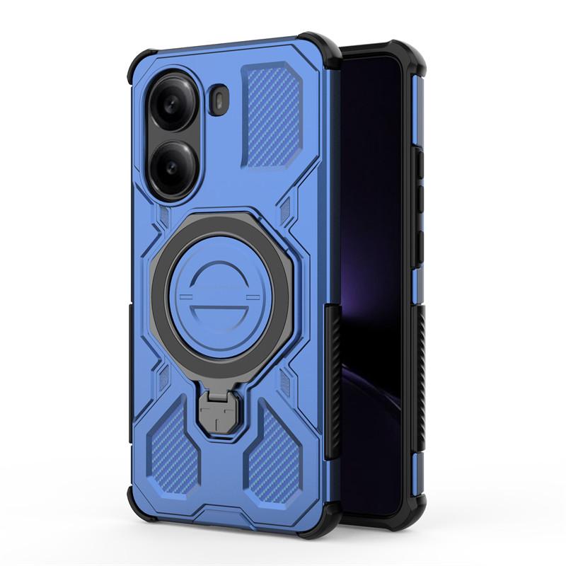 Luxury Magnetic Armor Case For Xiaomi Poco X7 Pro Cases Xiaomi Poco X7 X7 Pro Cover Magsafe Wireless Charging Cover Poco X7 Pro