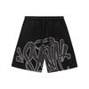 Mens Streetwear Cotton Short Sleeve Tee Shorts Set Casual Outfit Youth Fashion Tracksuit