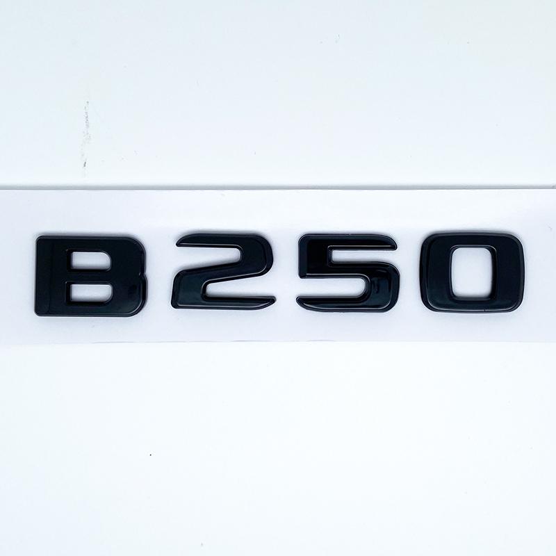 3D Letters B180 B200 B220 B250 B260 B200d 4Matic ABS Emblem for Benz B W246 W247 W242 Car Trunk Rear Logo Sticker
