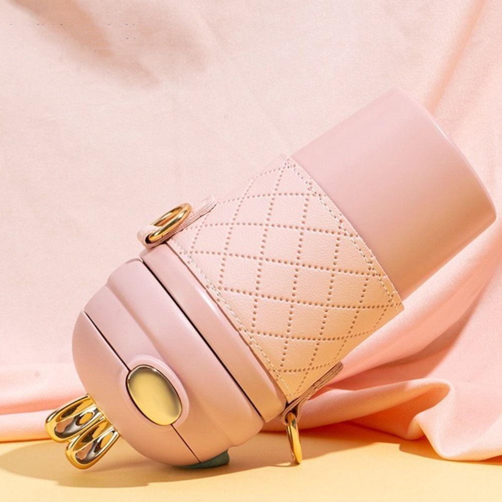 

Интернет-знаменитость, бутылка для воды из соломы с кроличьими ушками, изолированный чайник из нержавеющей стали 304