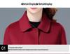 Doppelseitiger Wollmantel für Damen - Herbstkollektion 2026, Eleganter Slim Fit für Mütter mittleren Alters