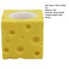 Bunny Cheese Squeeze Toy Stress Relief Rabbit Cup Cheese Fidget Toy Slow Rising Relaxation Stress Ball Simulated Cheese Sensory Toy