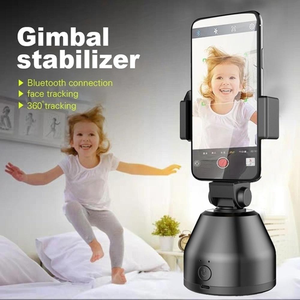 Upgrade Fashion Multifunction Smartphone Holder Gimbal Camera PTZ Smart Tracking Gimbal Stabilizer Face Recornition 360° Rotation VLOG Shooting
