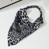 Triangular Elastic Headband, Beach Sunscreen Headscarf, Fashionable Versatile Leopard Print Triangular Headgear