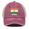INDIA Flags Print Snapback Mesh Cap Snapback Cap Breathable Sporting Adjustable Baseball Hat Perfect For Urban Style