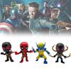 Deadpool And Wolverine Adorable Pvc Figure Superhero Movie Cartoon Decoration