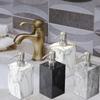 Marble Texture Soap Dispenser Hand Soap Liquid Dispenser 500ml Salon Dispenser Lotion Dispenser Bottle for Home Kitchen
