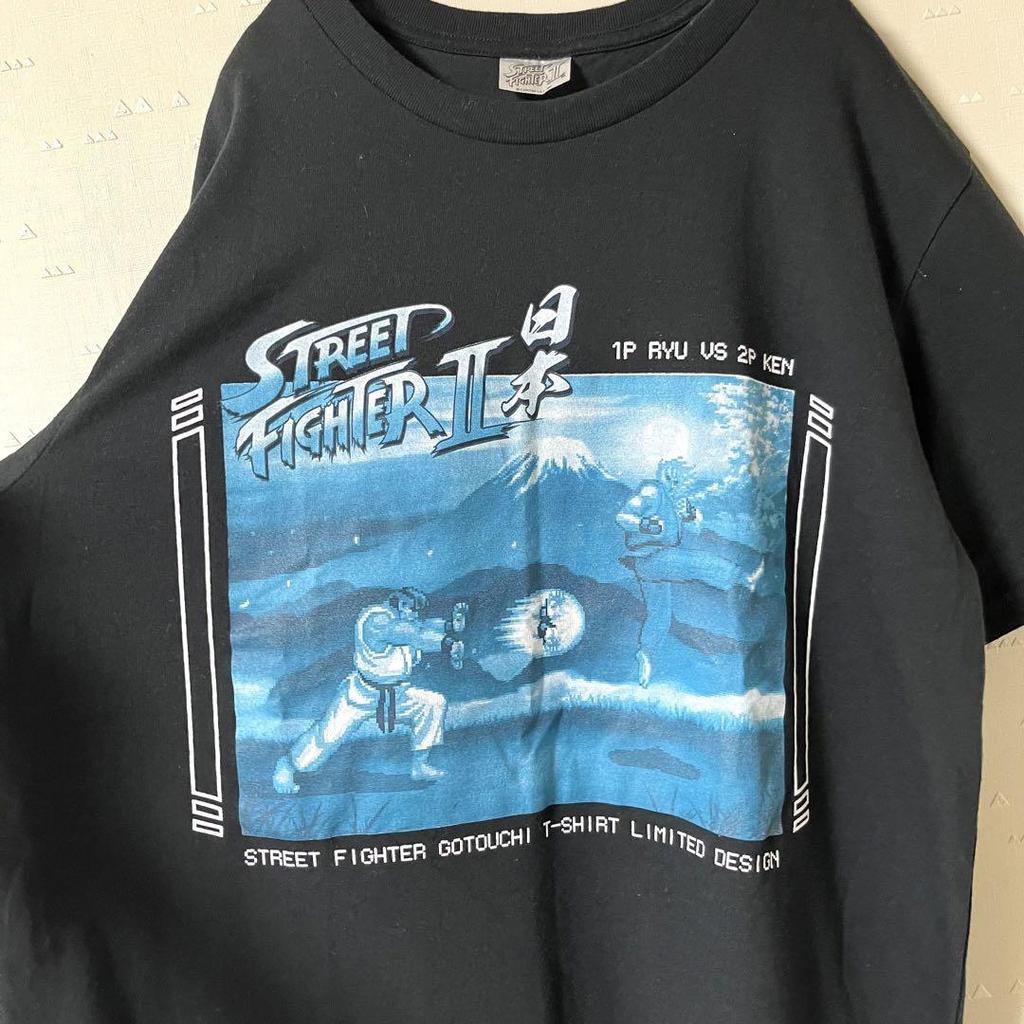 [USED] 00's CAPCOM Street Fighter 2 T-shirt Anime Game