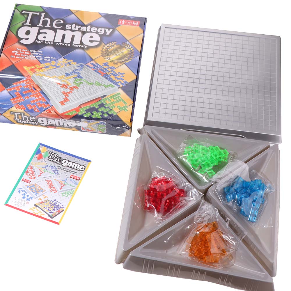 Squares Game Jigsaw Russia Puzzle block 4-Person Family Fun Strategy Game Blokus Board Puzzle Entertainment Blokus Board Game