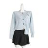Cárdigan de Punto Oversize para Mujer con Motivo de Caballo Bordado Ajuste Holgado Top de Manga Larga