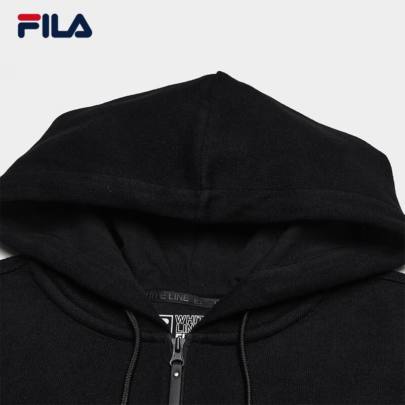 FILA Women's Long Hooded Sweatshirt Dress