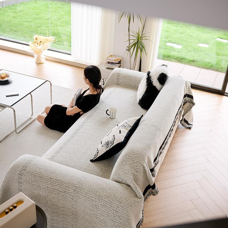 Chenille Sofa Towel Full Cover Sofa Cover Cloth for All Seasons New Anti-cat Scratch Sofa Blanket Cushion