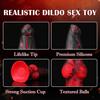 Thrusting Dragon Insert Dildo Vibrator Sex Toys 8.7In 4 IN 1 Monster Remote Control Thick Dildo Suction Cup Dildo Anal Toys Adult Product Masturbator