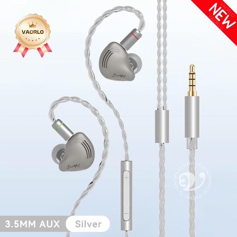 Fever HiFi Sound Effect Earphones Dynamic In Ear Monitor Headset Detachable Cable Noise Cancelling Music Sports Game Headphones