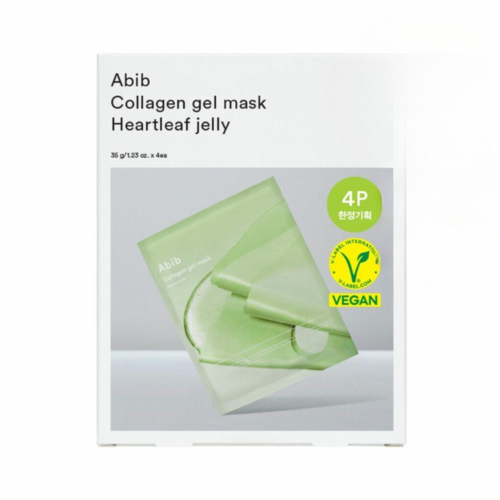 Abib Collagen Gel Mask Heartleaf Jelly Mask Sheet 4P