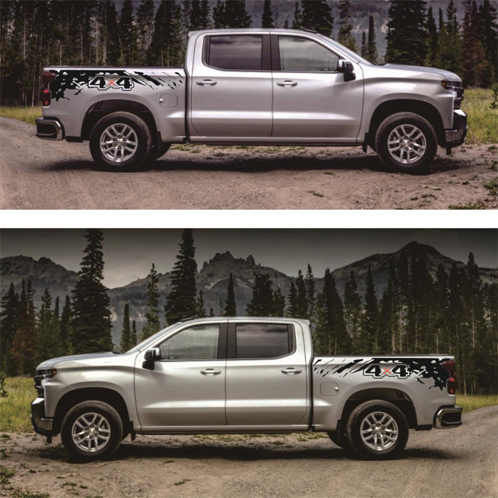 Samolepka na auto Nálepka na bok korby pro Mitsubishi L200 Triton Nissan Navara Ford F150 Univerzální