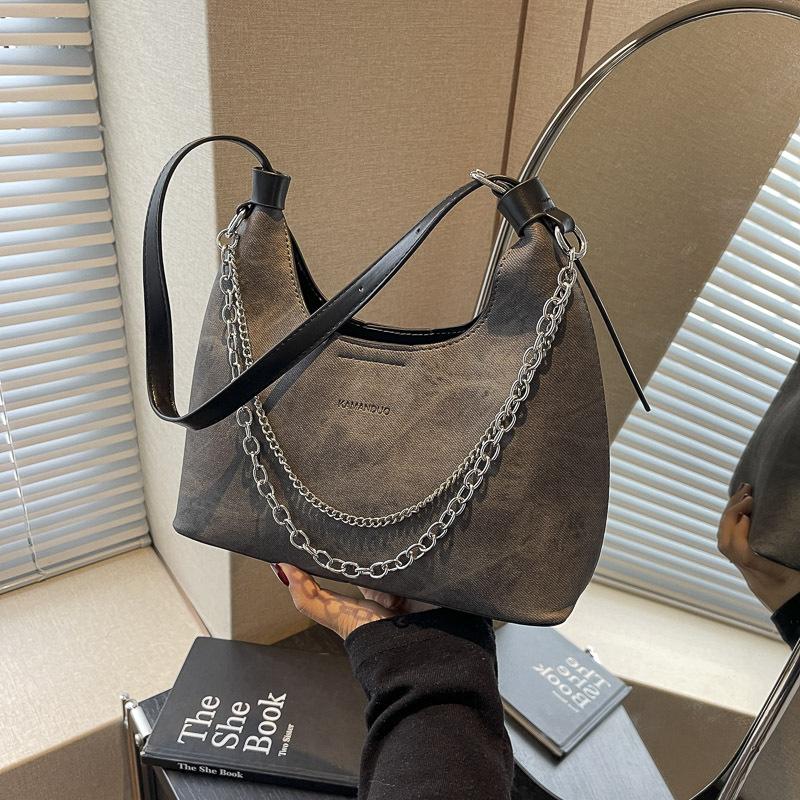 Underarm Bag Women's Fashion Versatile Large-capacity Chain Commuter Shoulder Bag