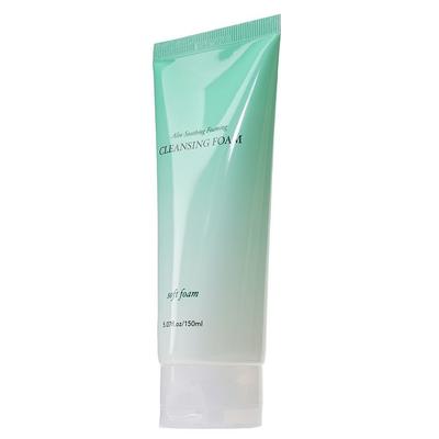 SOFT FOAM Mild Moisture-filled Aloe Cleansing Foam for Dry and Sensitive Skin, 150ml
