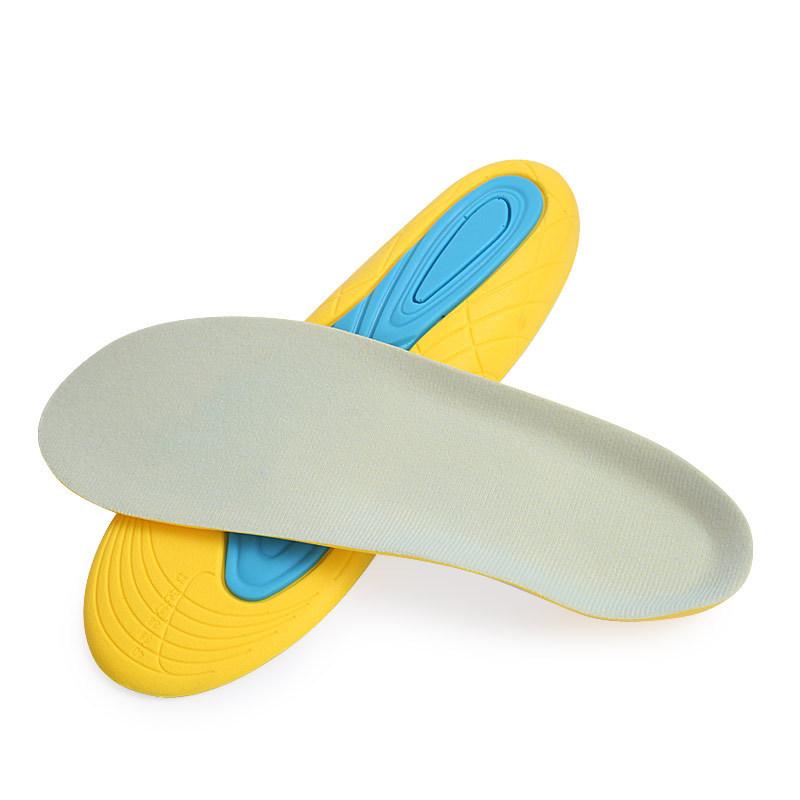 Super Soft Sports Insole Breathable Sweat-absorbing Basketball Shock Absorption Thickened Elastic Running Soft Summer Military Training Insole