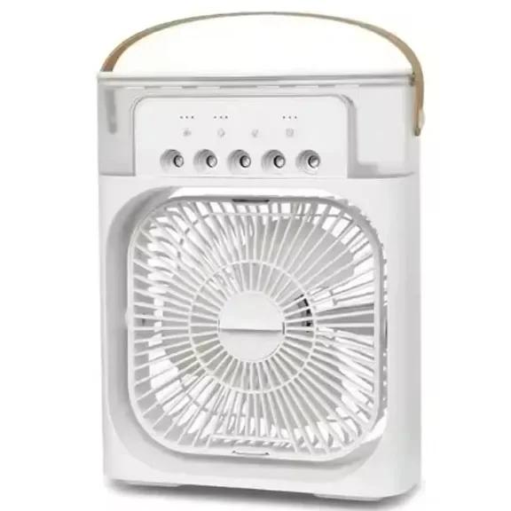 Mini Air Conditioner USB Water Mist Fan 7 Colors LED Light Humidification Fan Home Spray Air Fan Desk Air Cooler Cooling Fan