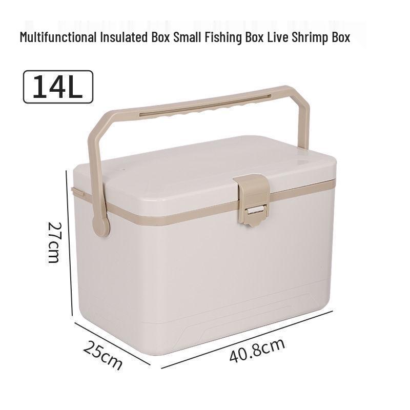 Sea Fishing Insulated Tackle Box with Oxygenator - Lightweight, Refrigerated, and Perfect for Live Shrimp.