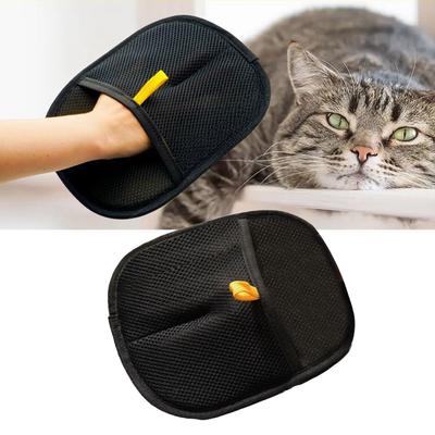 Doppelseitige Fellpflegehandschuhe für Haustiere zur effizienten Haarentfernung und Reduzierung statischer Aufladung. Fusselentfernung für Haustiere für verschiedene Anlässe.