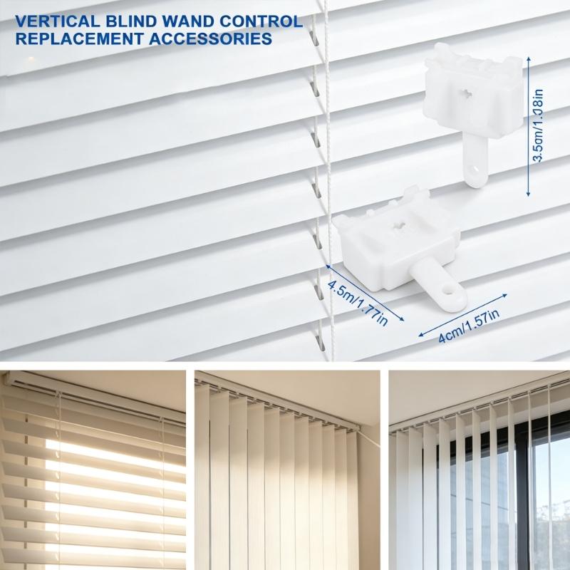 Pack Of 4 Vertical Blind Control Post Replacements with Auto Aligning Movement System Suitable for Smooth Operation