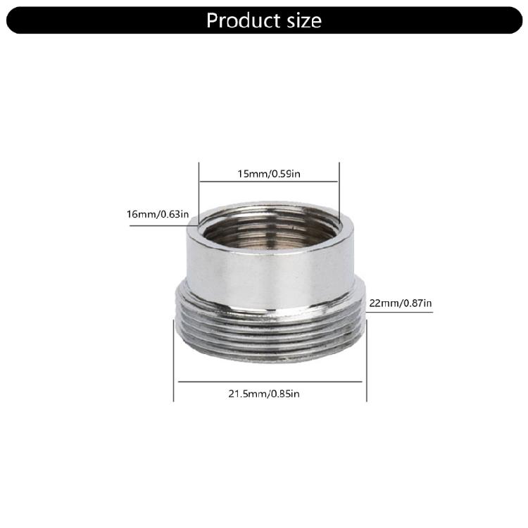 20 Pieces Tap Adapter Set Multipurpose Water Tap Connectors Thread Adapter for Kitchen Faucets and Garden Hose Use