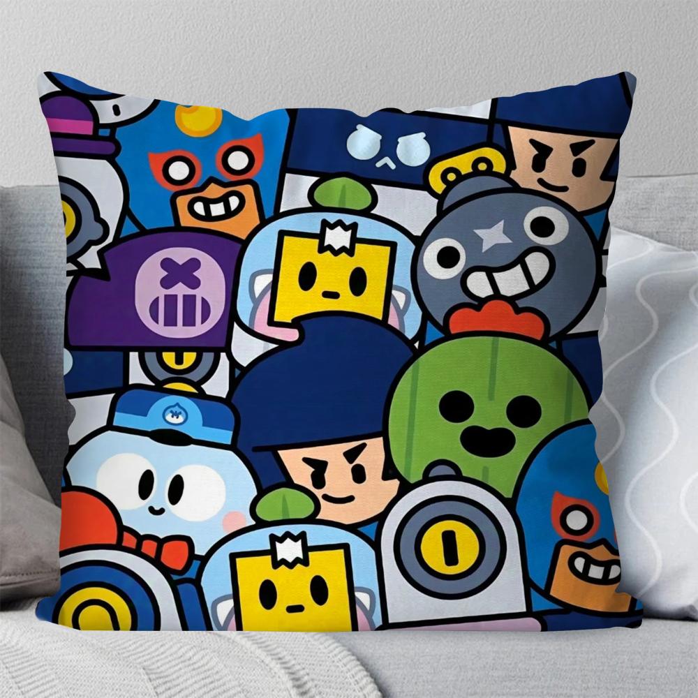 Battle mobile game s-stars game Pillow Case Square Pillow Bedroom Sofa Leisure Comfort Cushion Living Room Home Decoration 40X40