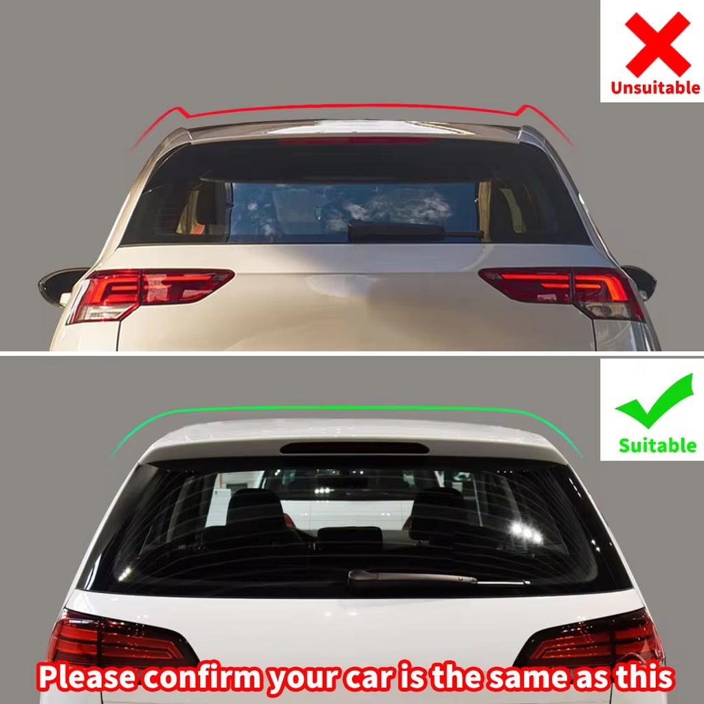 2026 Hot For Volkswagen VW For Volkswagen VW Golf MK5 MK6 MK7 MK7.5 MK8 GTI Hatchback Rear Trunk Lid Roof Spoiler Wing Car Tail
