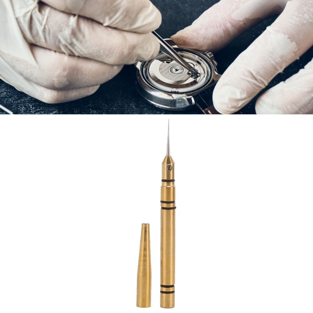 

4pcs Brass Watch Lubricant Oiler Precision Oiler Watch Oil Applicator Wristwatch Repair