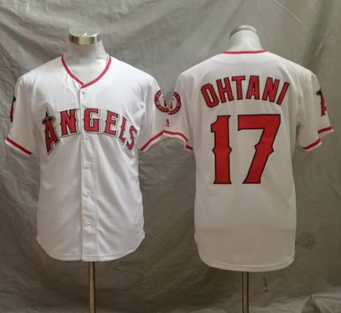 Los Angeles Angels Men's Elite Embroidered Baseball Jersey