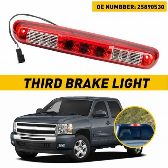 Светодиодный дополнительный третий стоп-сигнал AUXITO Для Chevy 2007-13 Silverado 1500 2500 3500