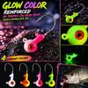 Anzuelo con Cabeza Plomada Luminoso con Forma, Ojo Doble y Diseño de Anzuelo de Hoce, 5g, para Accesorios de Pesca
