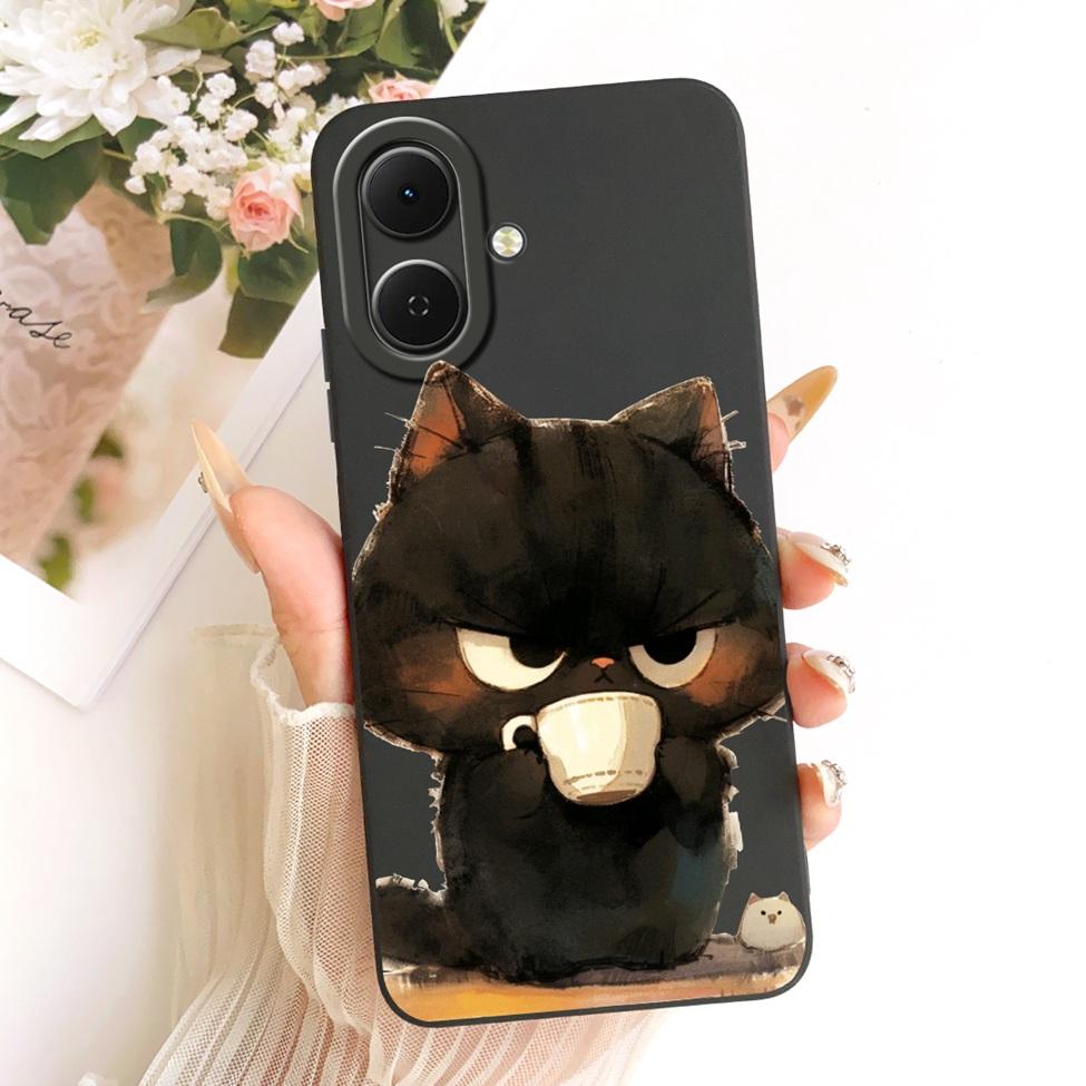 For Tecno KM4 Casing For Tecno Spark Go 2 Case Cover Luxury Fashion Cute Cartoon Funny Painted Silicone Phone Case