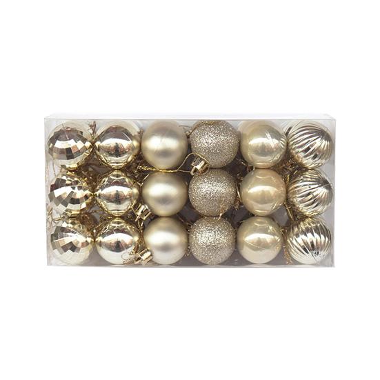 Christmas Balls Ornaments Lovely Eye-catching Plastic Christmas Balls Pendant Festive Ambience Christmas Tree Balls Christmas Tree Balls