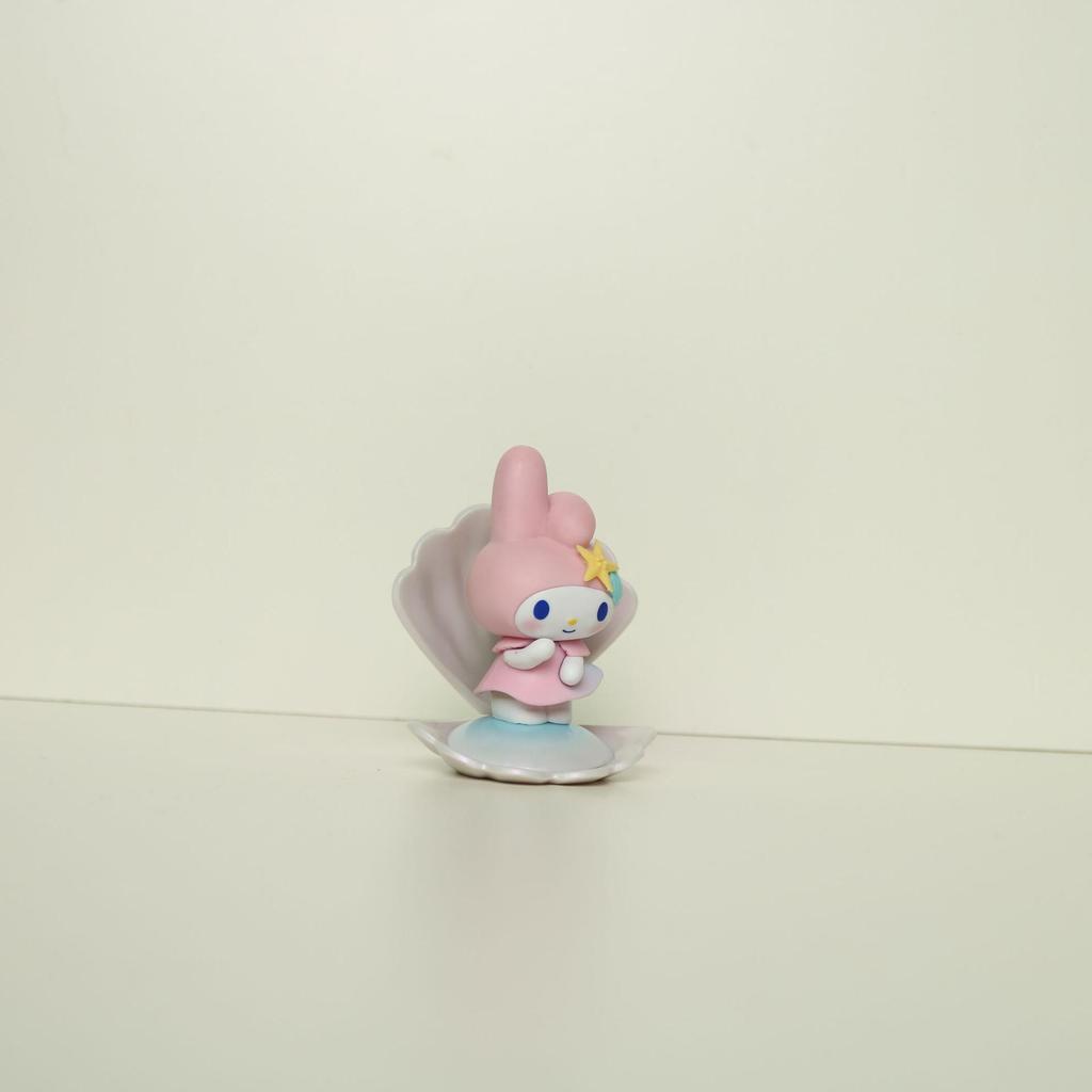 Shell Melody Doll: Cute Cartoon Japanese Style Tea Party Figure - Trendy Anime Ornament Toy