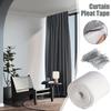 6m White Pleat Tape for Curtains with 15 four claw hook Drape Making Accessories for Living Room Home Bedroom Enhancement